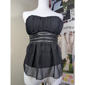 Vintage Gothic Y2k Tube Top